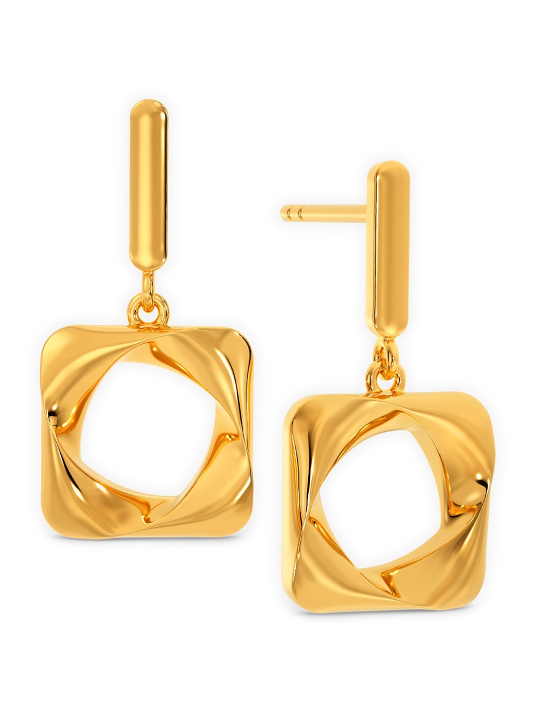 

MELORRA Sustain-In 18KT Gold Earrings-3.59gm