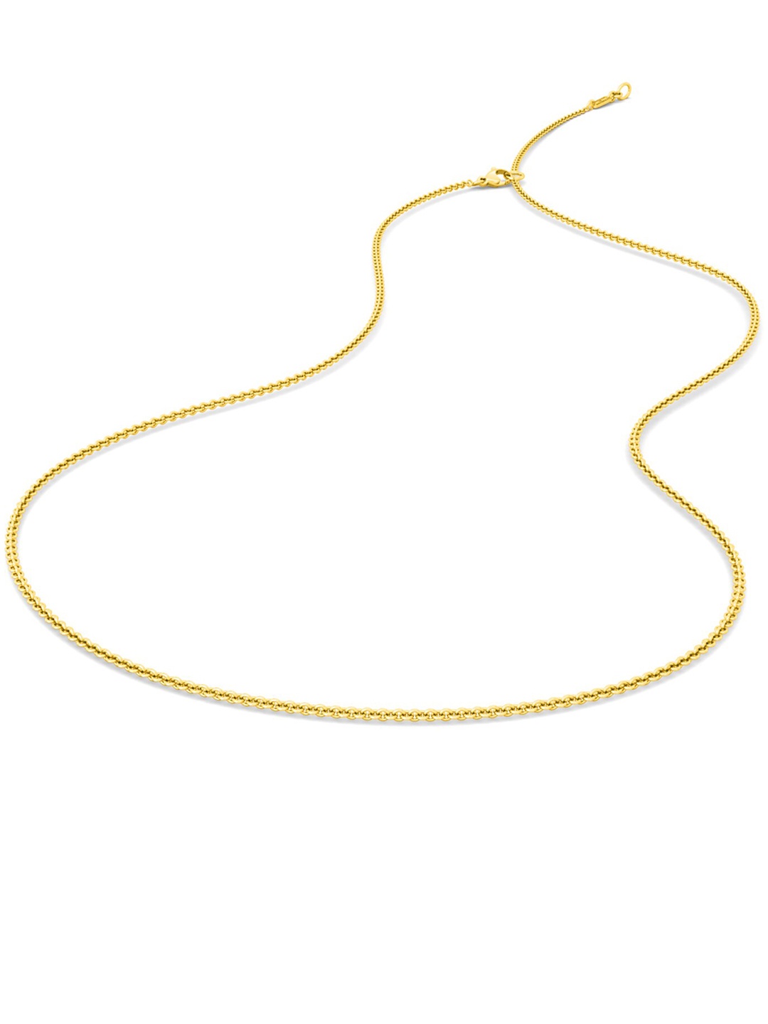 

MELORRA Cable 18KT Gold Chain Necklace-3.35gm