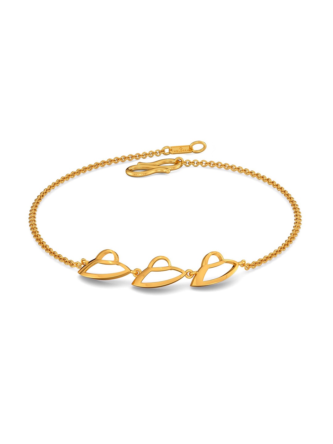 

MELORRA Hat Hitherto 18KT Gold Bracelet - 3.4 gm