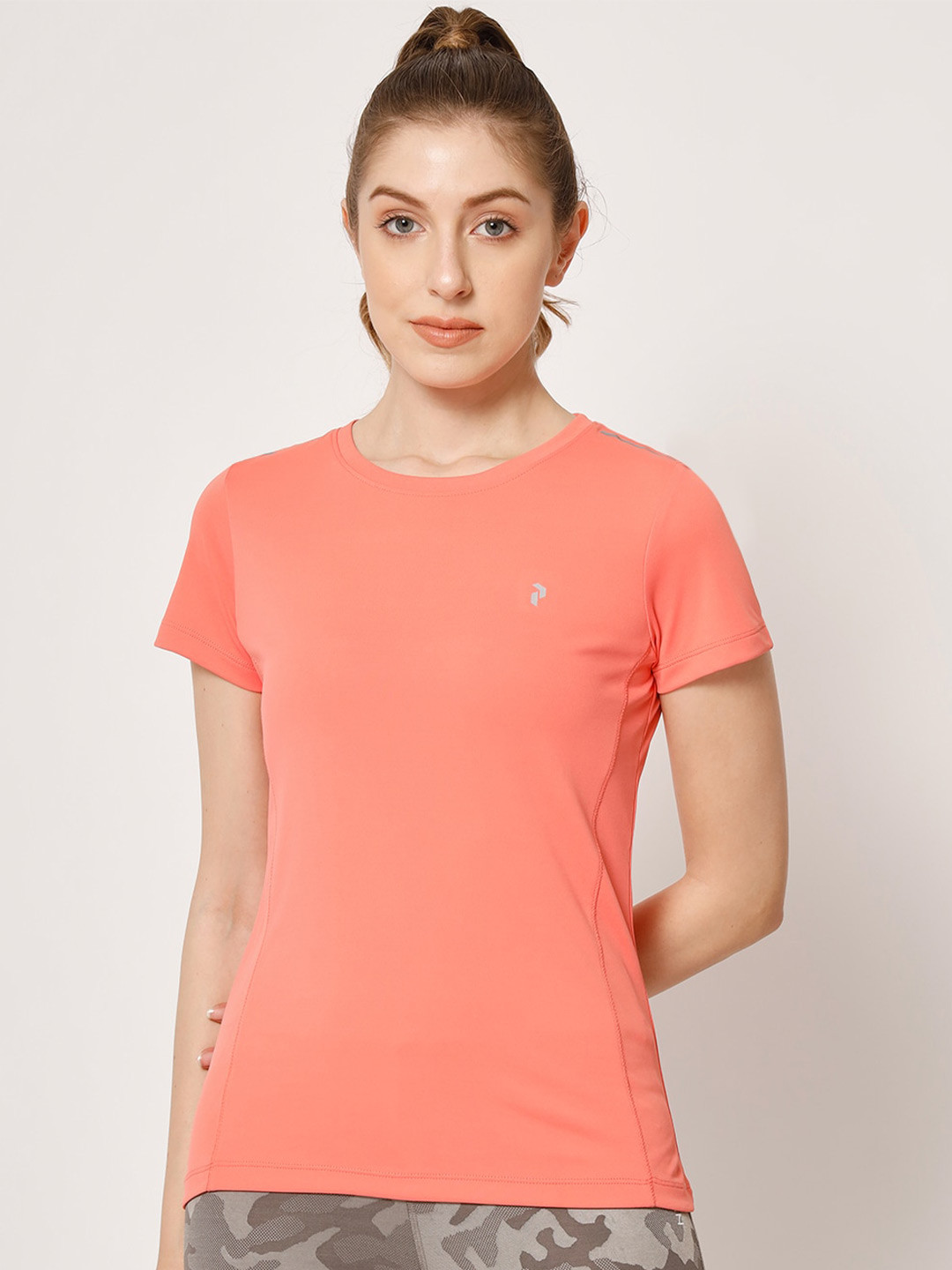 

PERFKT-U Women Coral Pockets T-shirt