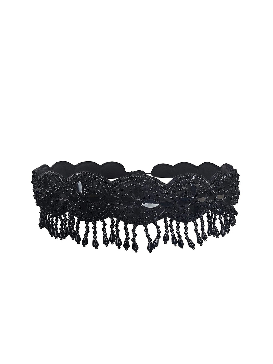 

FRINGES Women Embellished Belt, Black