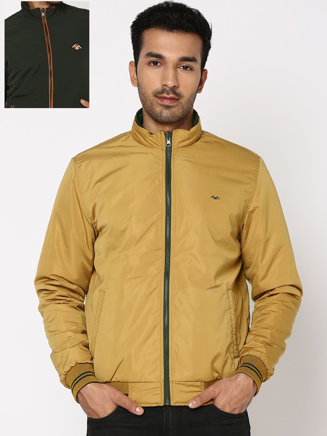 

Mufti Reversible Bomber Jacket, Olive