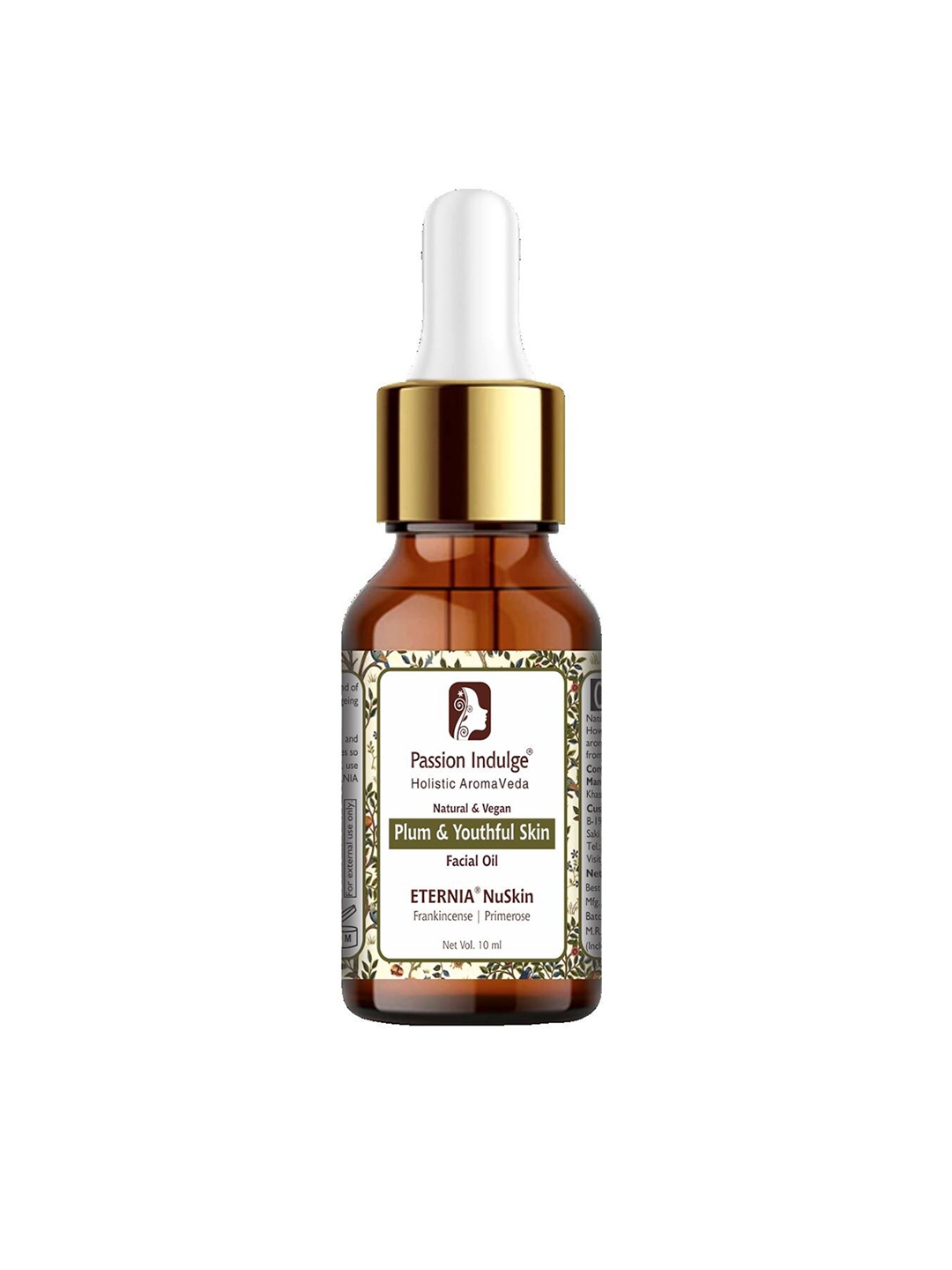

Passion Indulge Eternia Nuskin Face Oil for Plum & Youthful Skin - 10ml, Brown