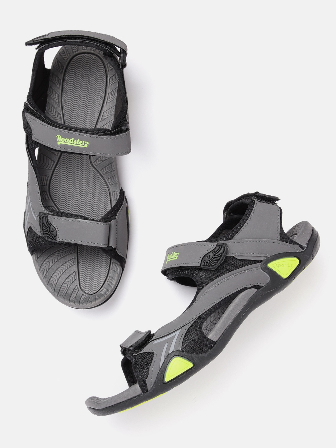 

Roadster Men Sports Sandals, Grey