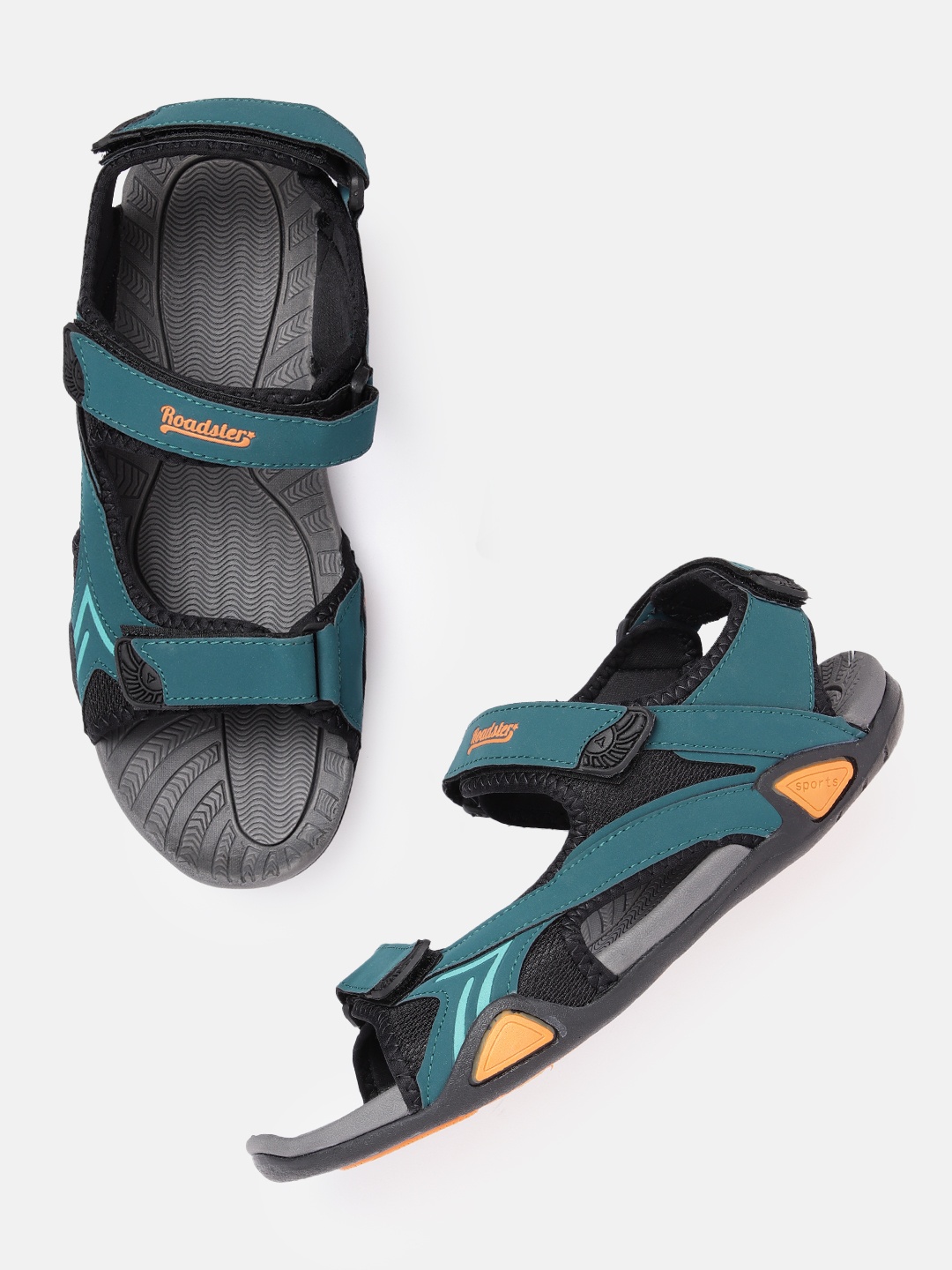 

Roadster Men Sports Sandals, Teal