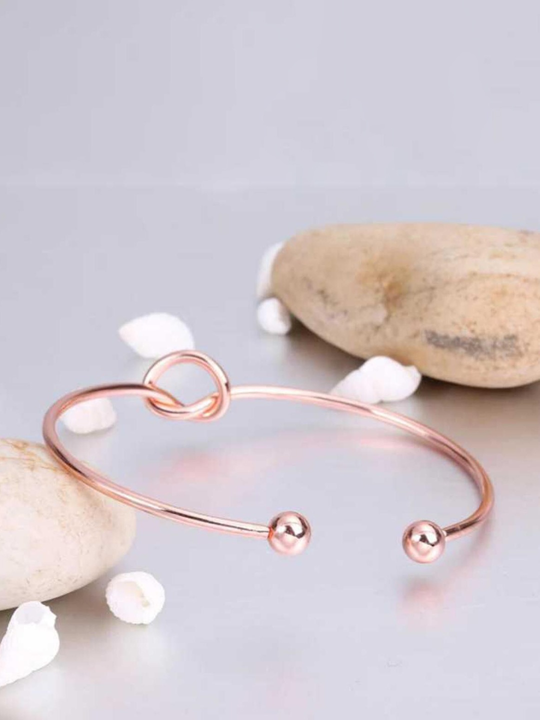 

MYKI Rose Gold-Plated Kada Bracelet