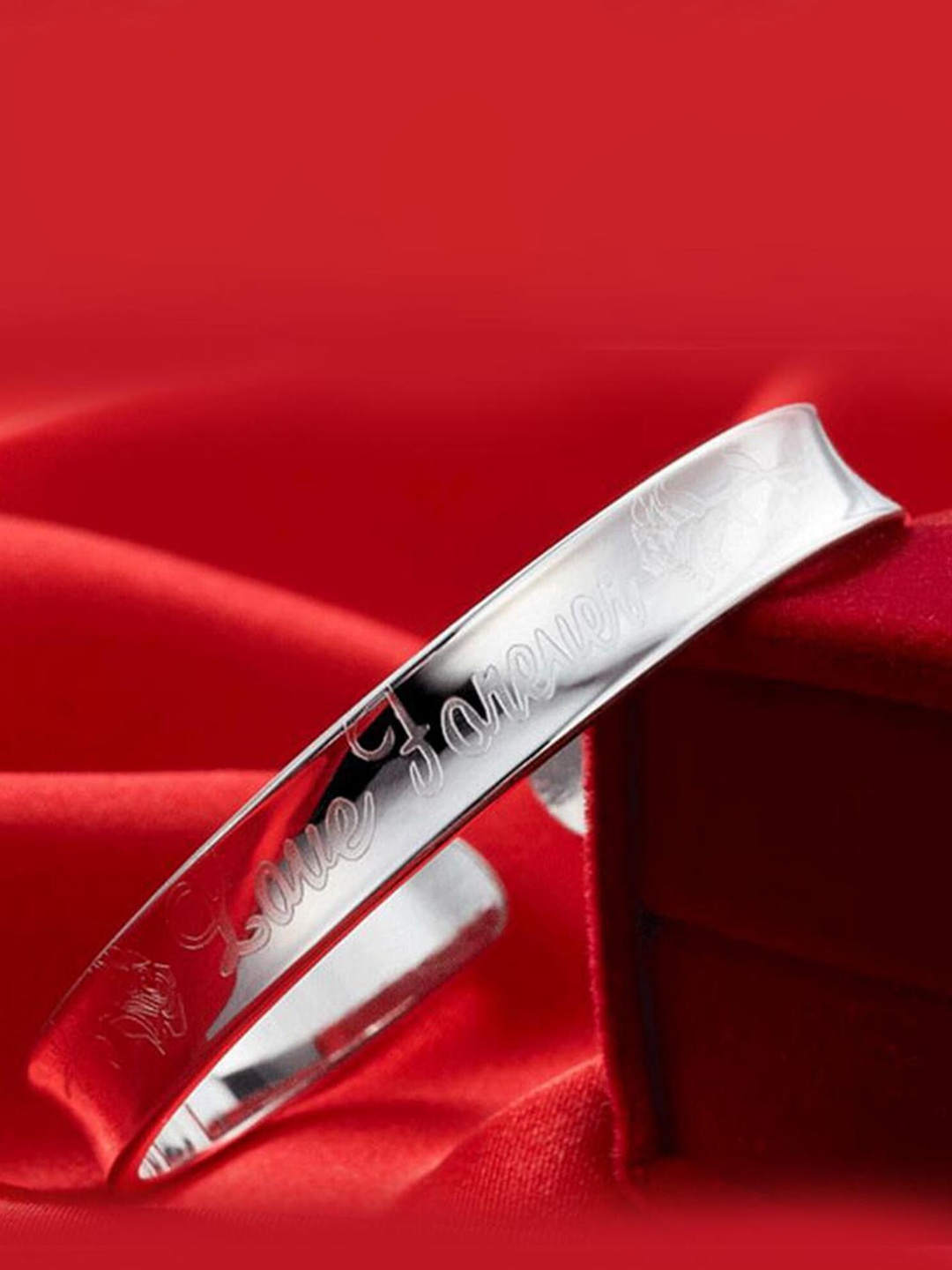 

MYKI Women Silver-Plated Kada Bracelet