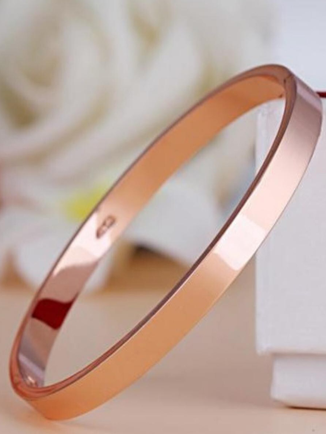 

MYKI Rose Gold-Plated Kada Bracelet