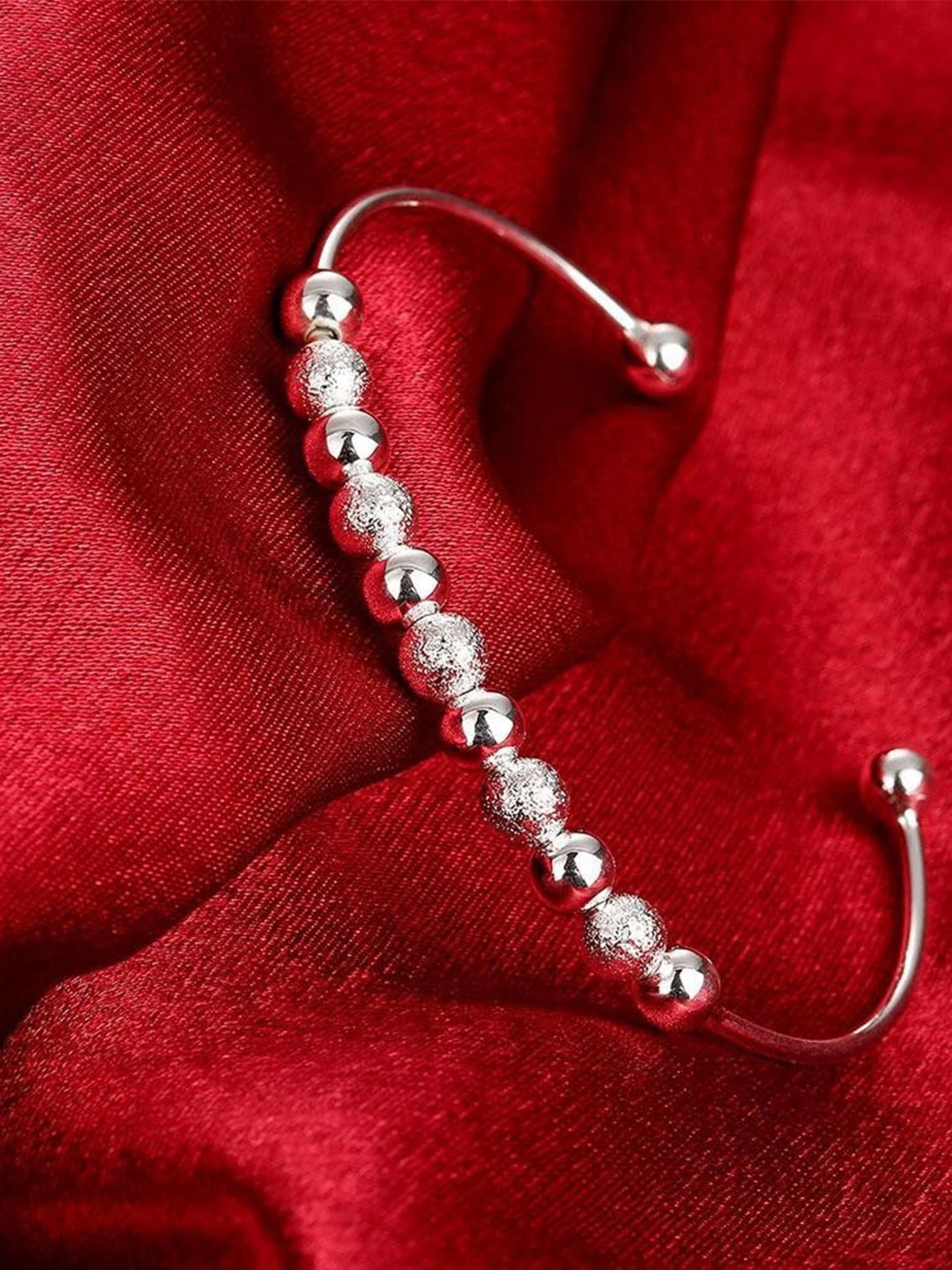 

MYKI Women Silver-Plated Kada Bracelet