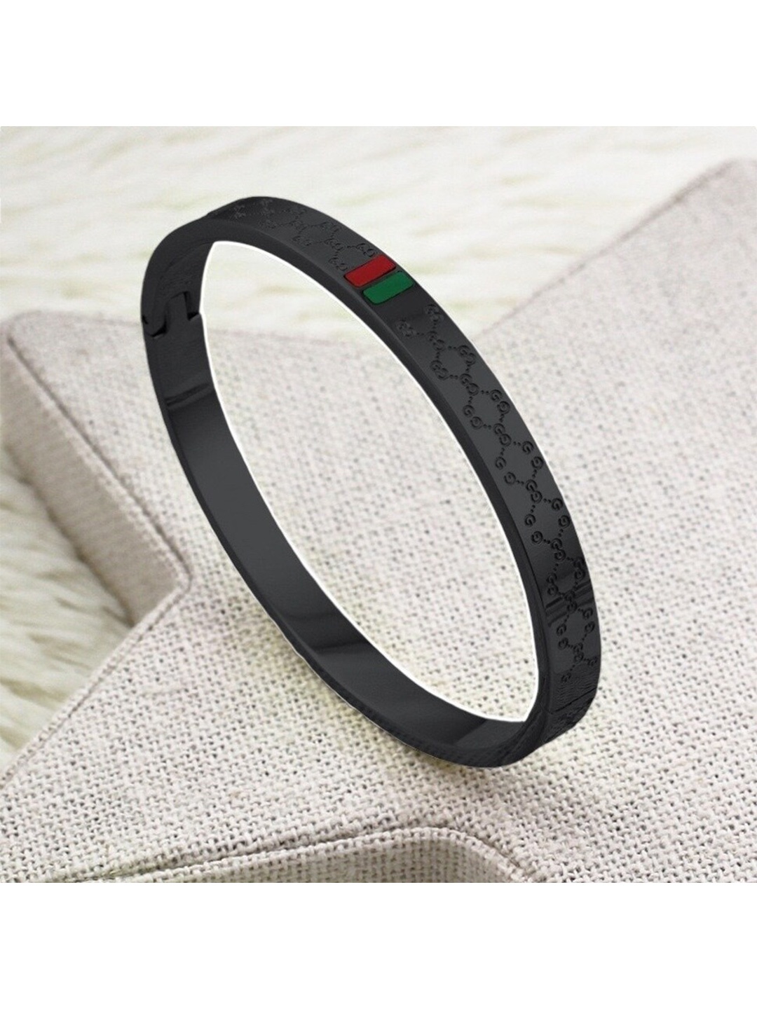 

MYKI Women Kada Bracelet, Black