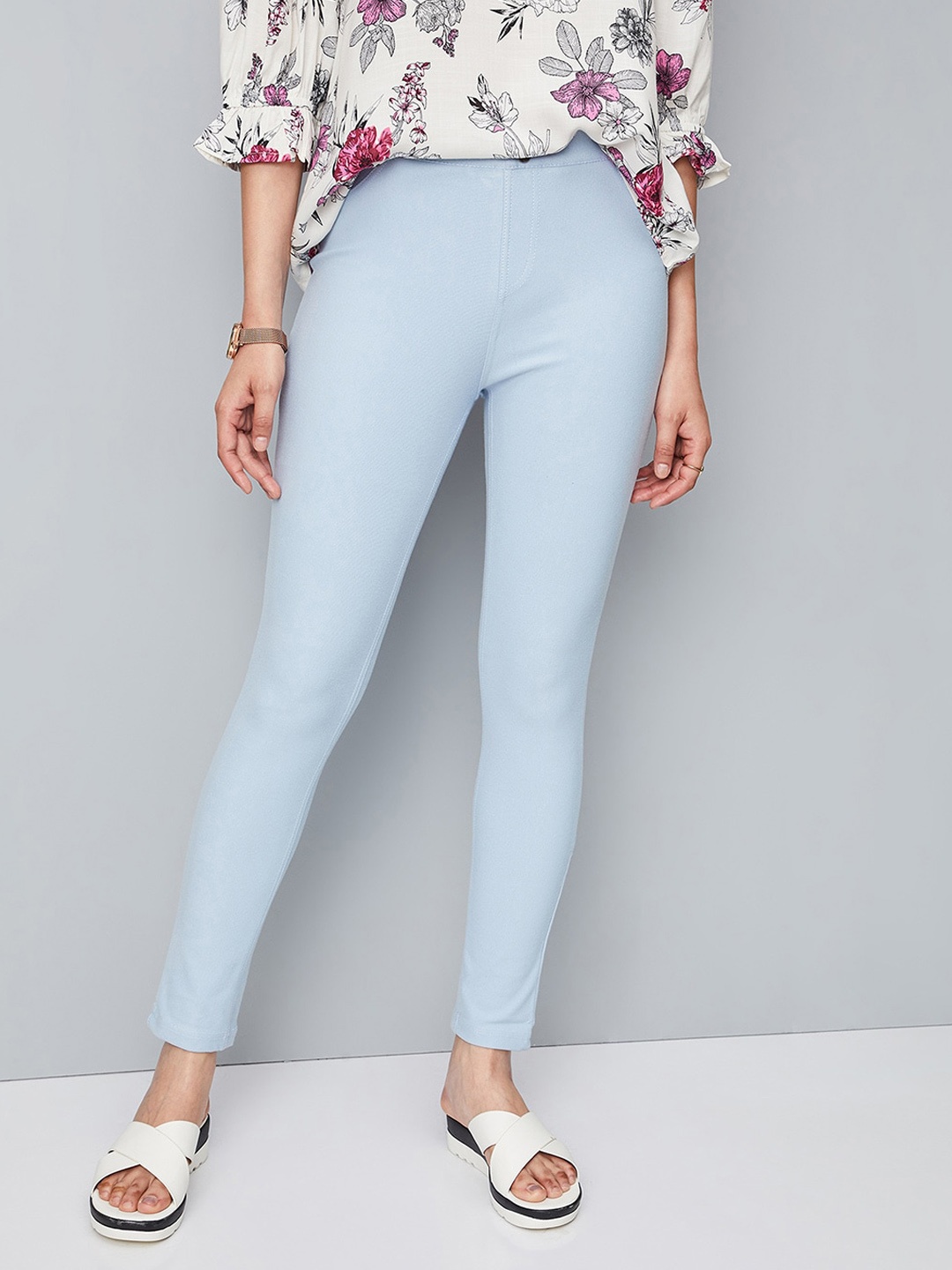 

max Women Mid Rise Cotton Jeans, Blue
