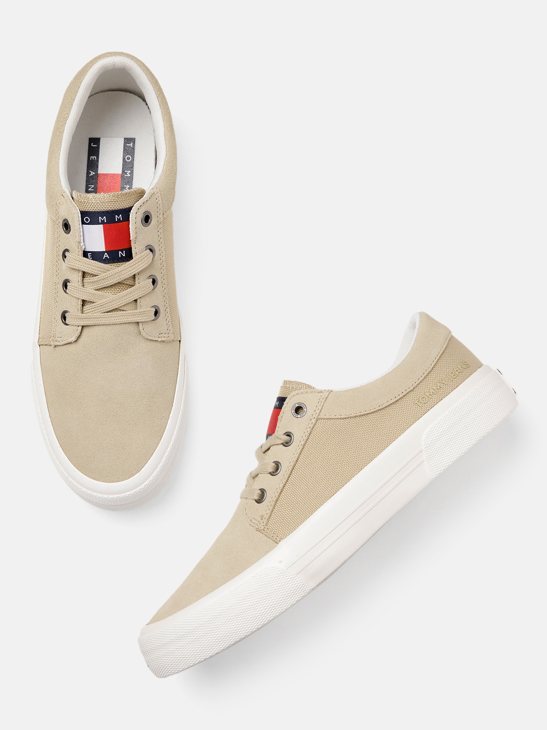 

Tommy Hilfiger Men TJM Vulc. Skate Derby Sneakers, Beige