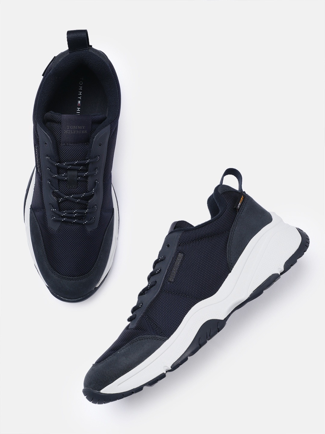 

Tommy Hilfiger Men CORDURA Textured Sneakers, Navy blue