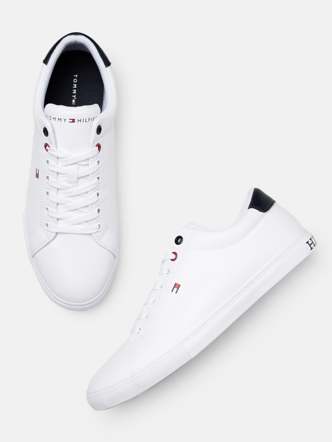 

Tommy Hilfiger Men Im Core Vulc Print Sneakers, White