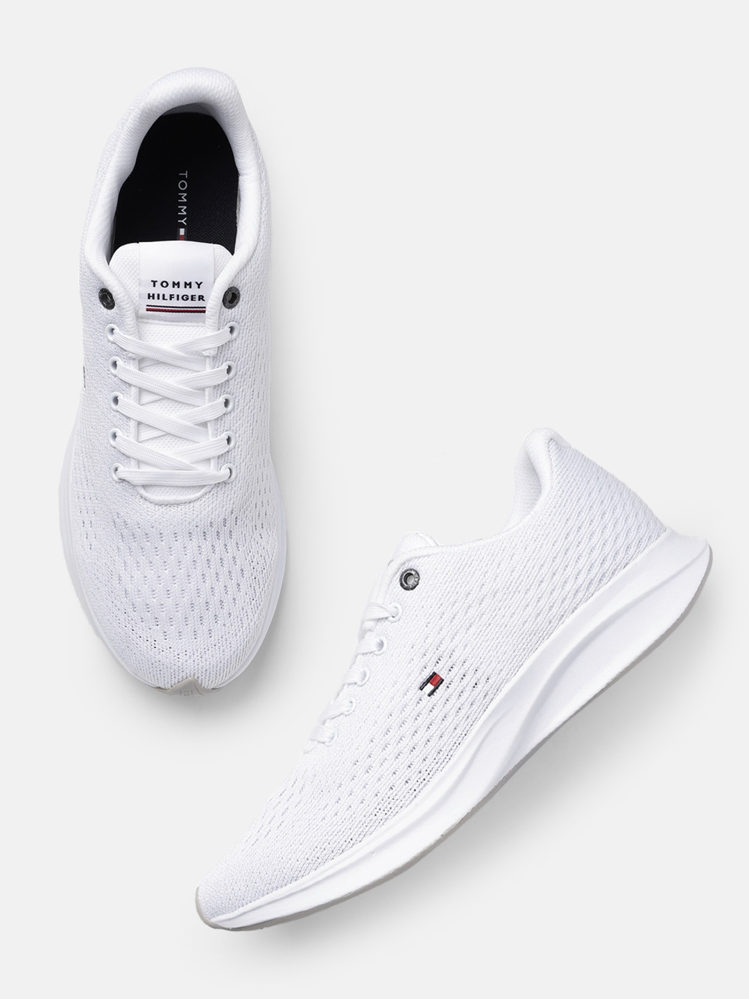 

Tommy Hilfiger Men Solid Sneakers, White