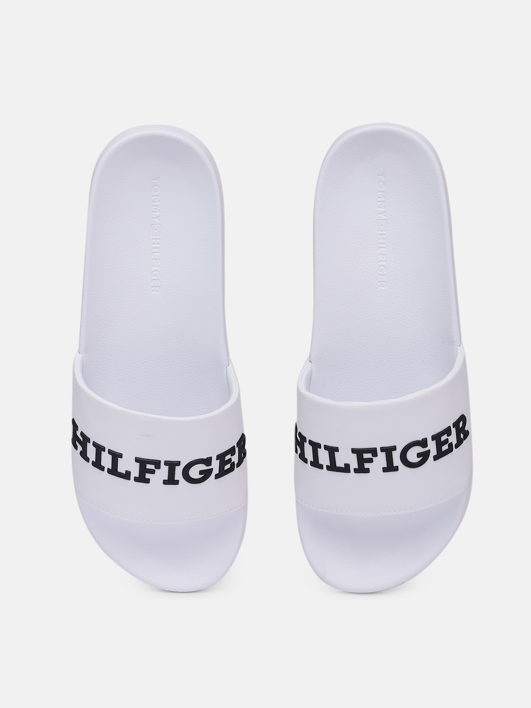 

Tommy Hilfiger Men 3D Logo Print Pool Sliders, White