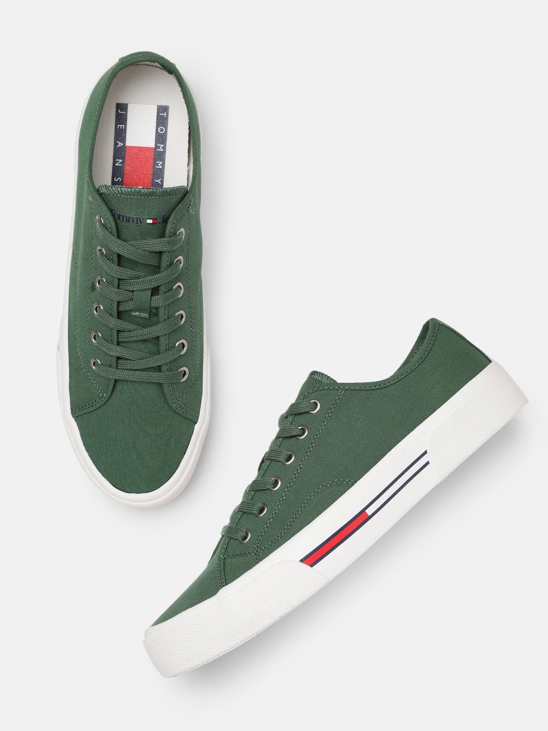 

Tommy Hilfiger Men Green Sneakers