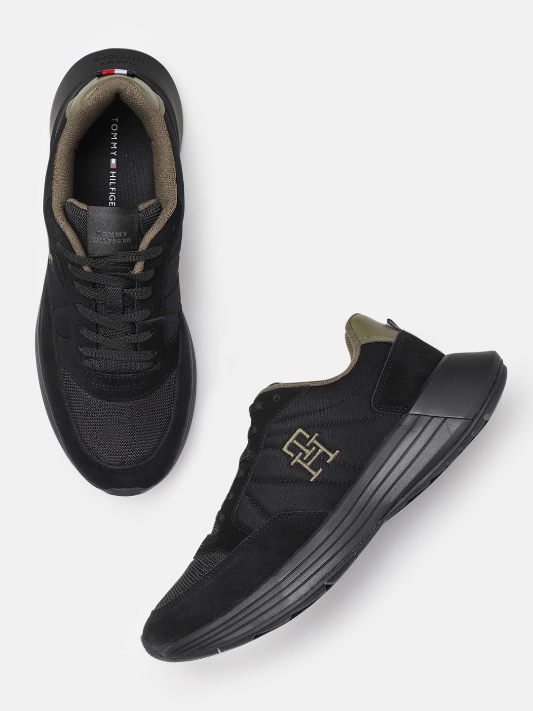 

Tommy Hilfiger Men Black Suede Sneakers