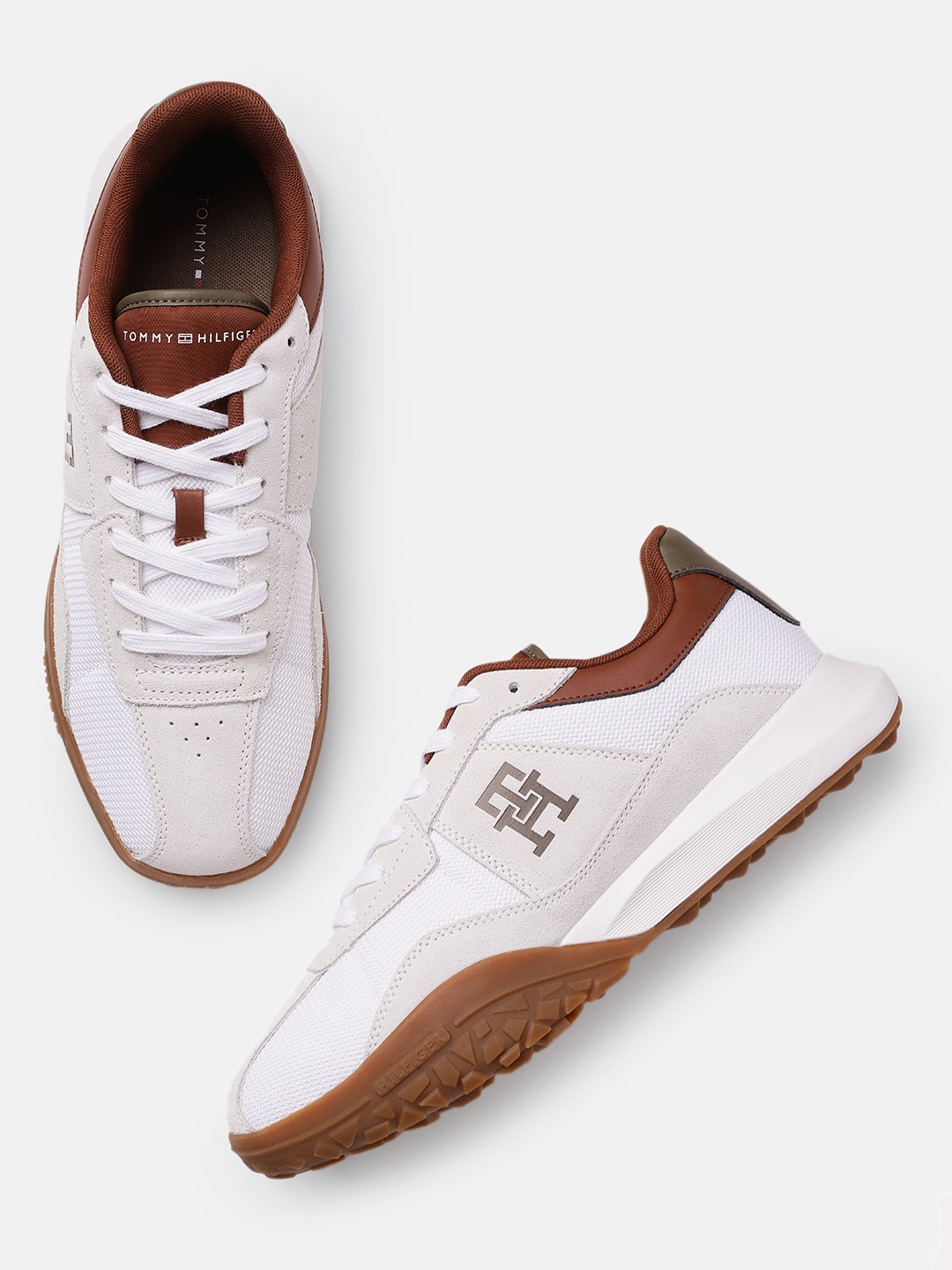 

Tommy Hilfiger Men Retro Sneakers, White