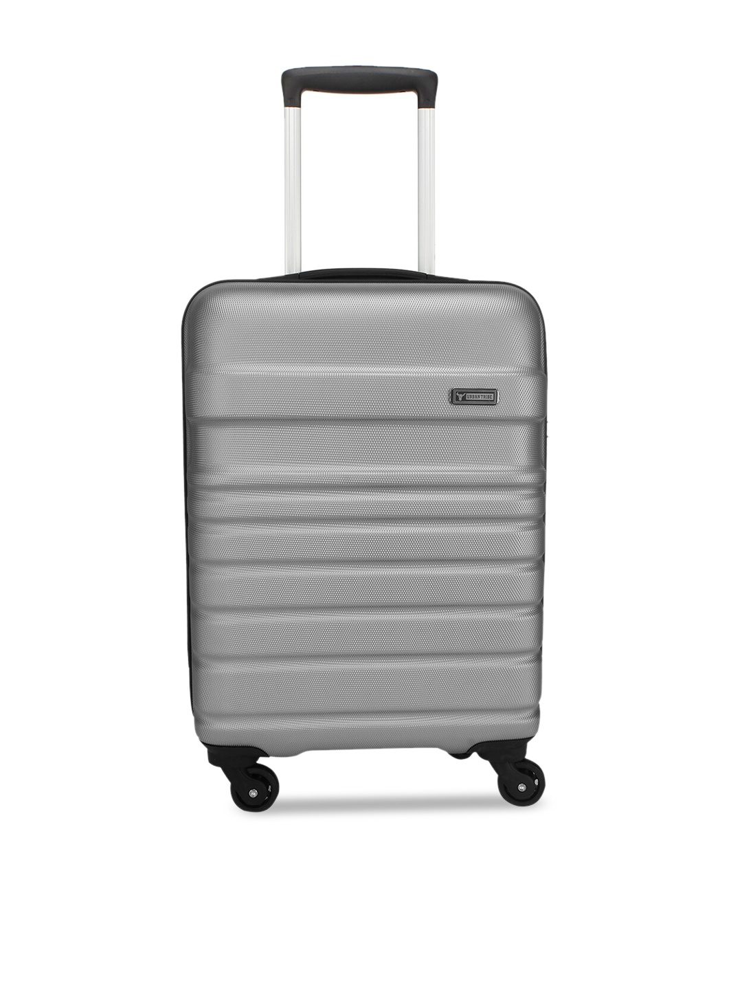 

URBAN TRIBE Textured Hard Case Cabin Trolley Bag, Silver