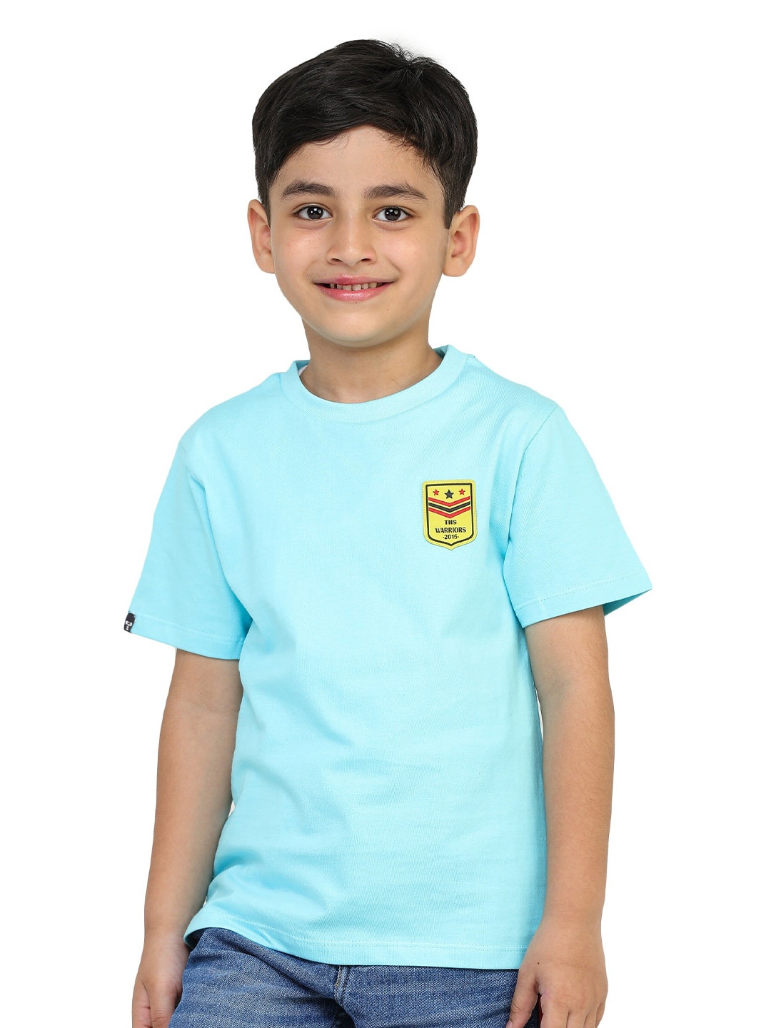

toothless Boys Round Neck Short Sleeves Cotton Casual T-Shirt, Blue