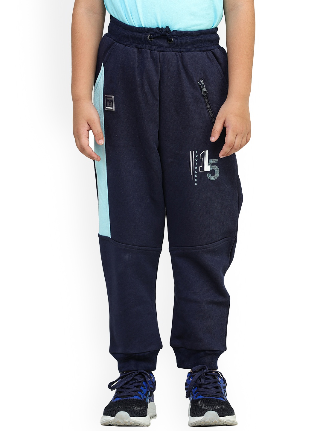 

toothless Boys Mid Rise Sports Joggers, Navy blue