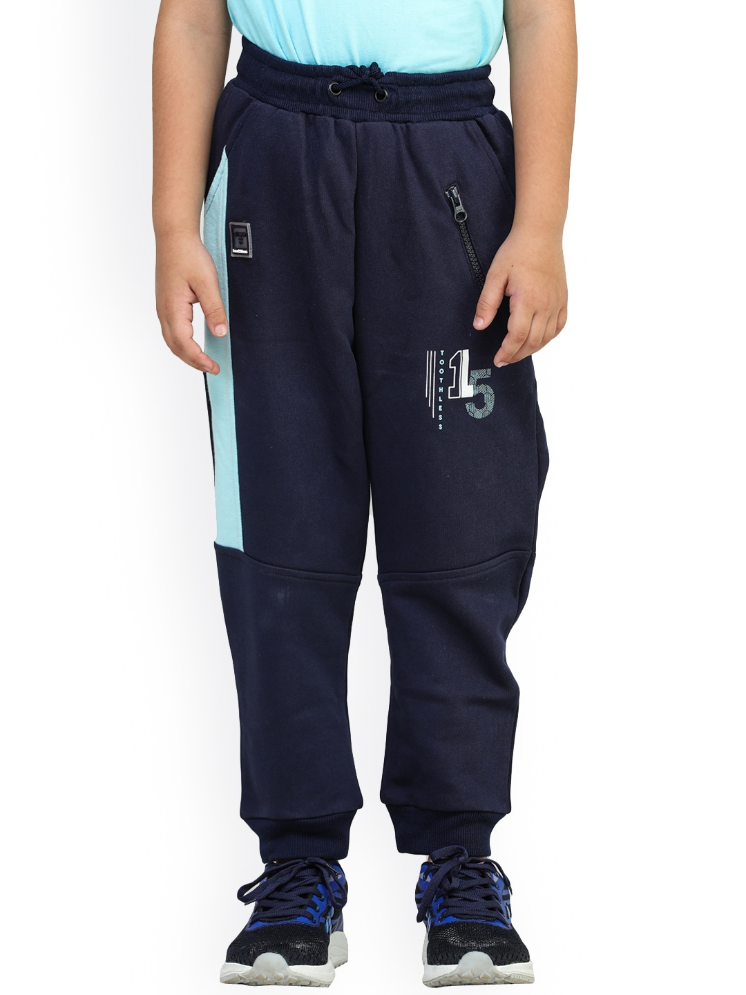 

toothless Boys Mid Rise Sports Joggers, Navy blue