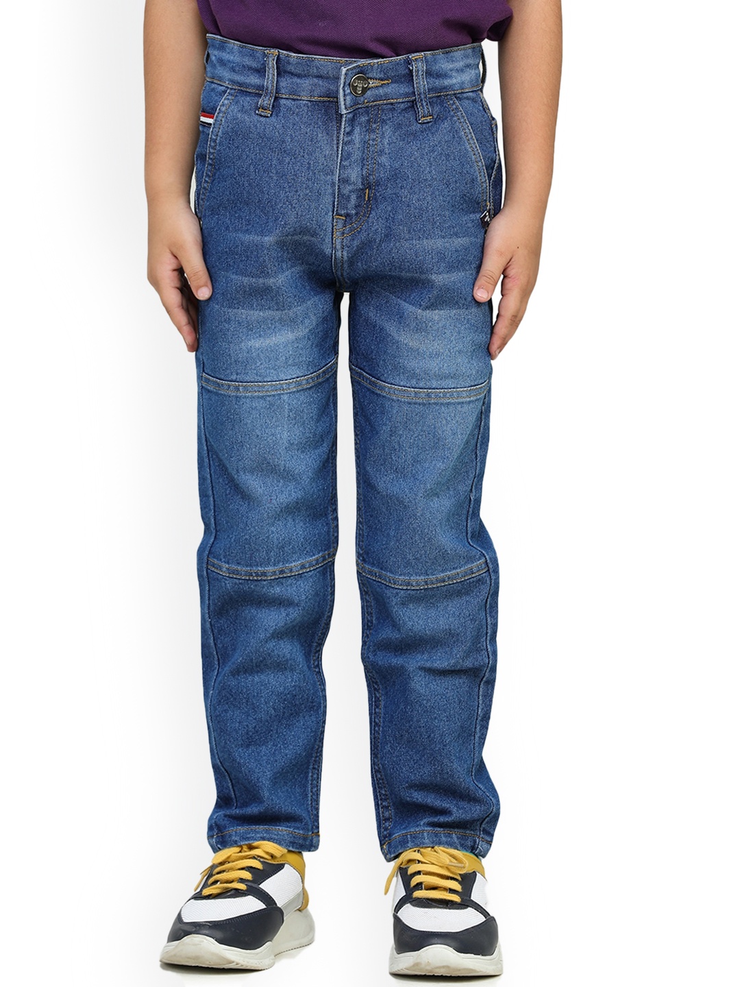 

toothless Boys Mid Rise Clean Look Light Fade Denim Jeans, Blue