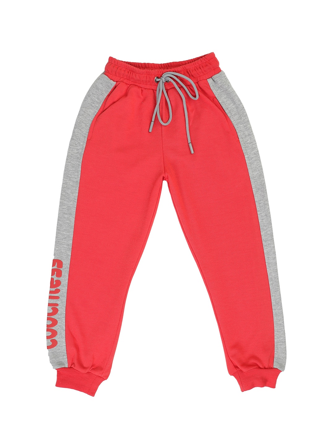 

toothless Girls Mid-Rise Cotton Joggers, Coral