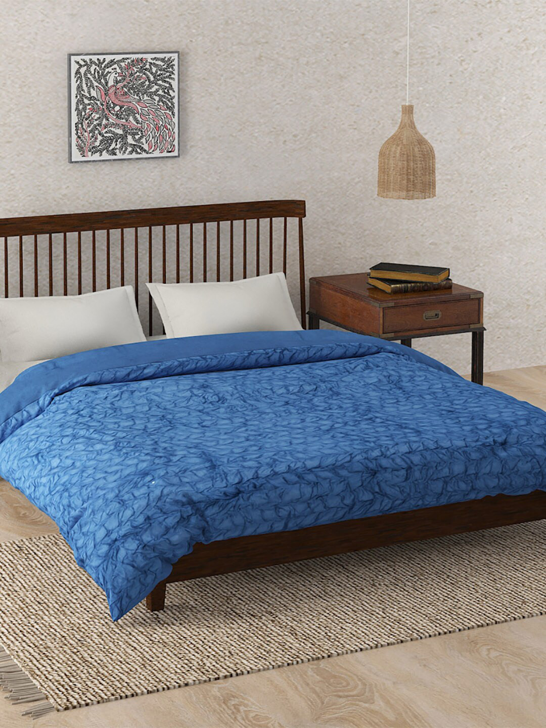

Fabindia Blue AC Room 350 GSM Double Bed Quilt