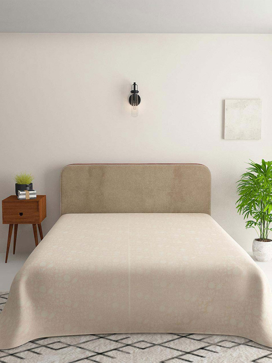 

Fabindia Floral AC Room 350 GSM Single Bed Dohar, Red