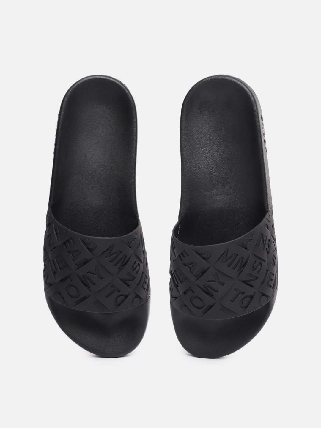 

Tommy Hilfiger Women Printed Sliders, Black