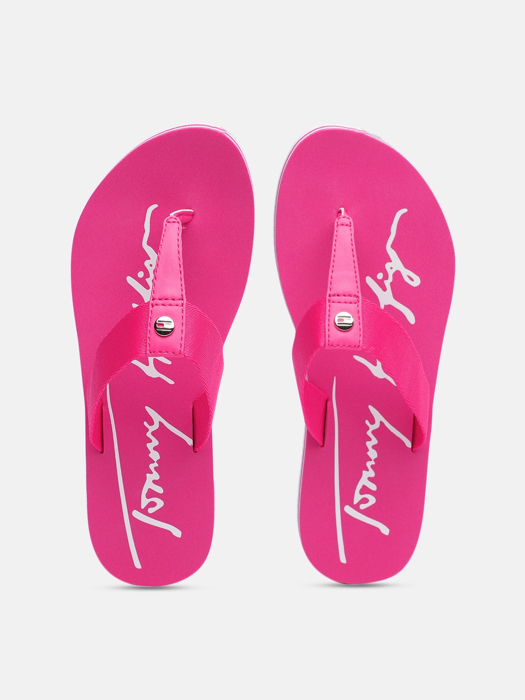 

Tommy Hilfiger Women Printed Thong Flip-Flops, Pink