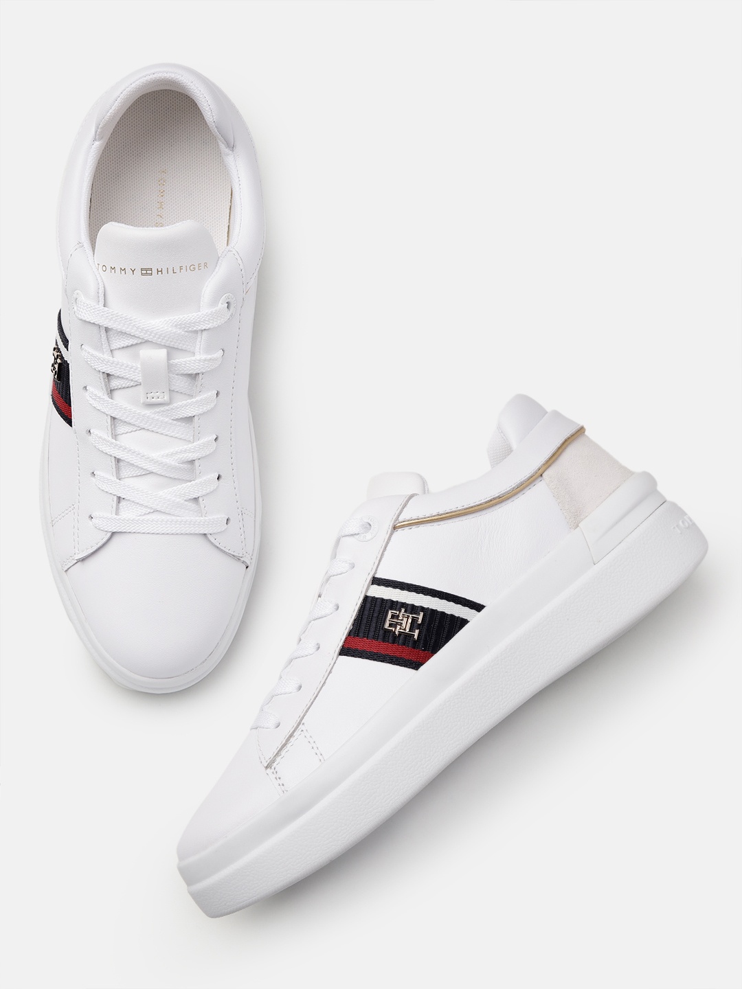 

Tommy Hilfiger Women Court Sneakers, White