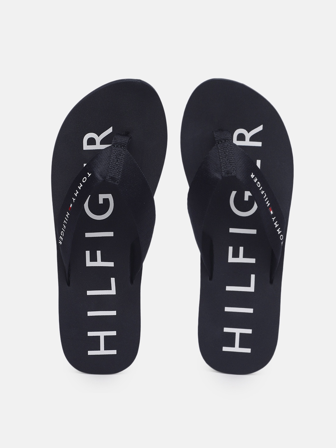 

Tommy Hilfiger Women Brand Logo Print Sliders, Navy blue