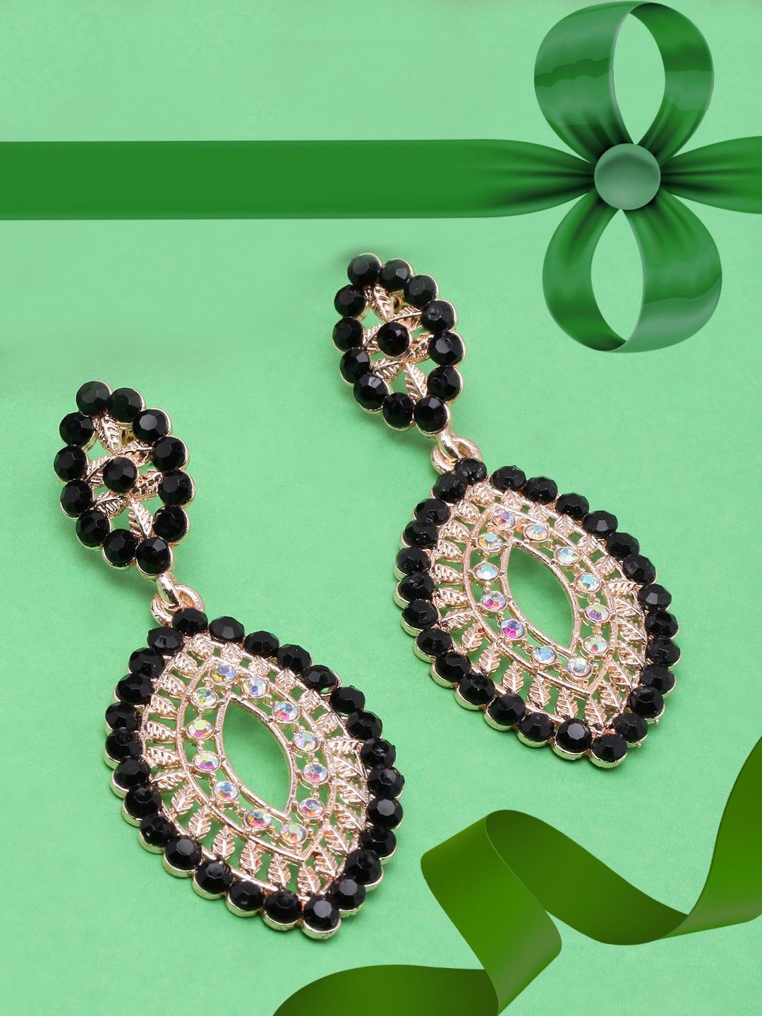 

DIVA WALK Gold-Plated Contemporary Drop Earrings