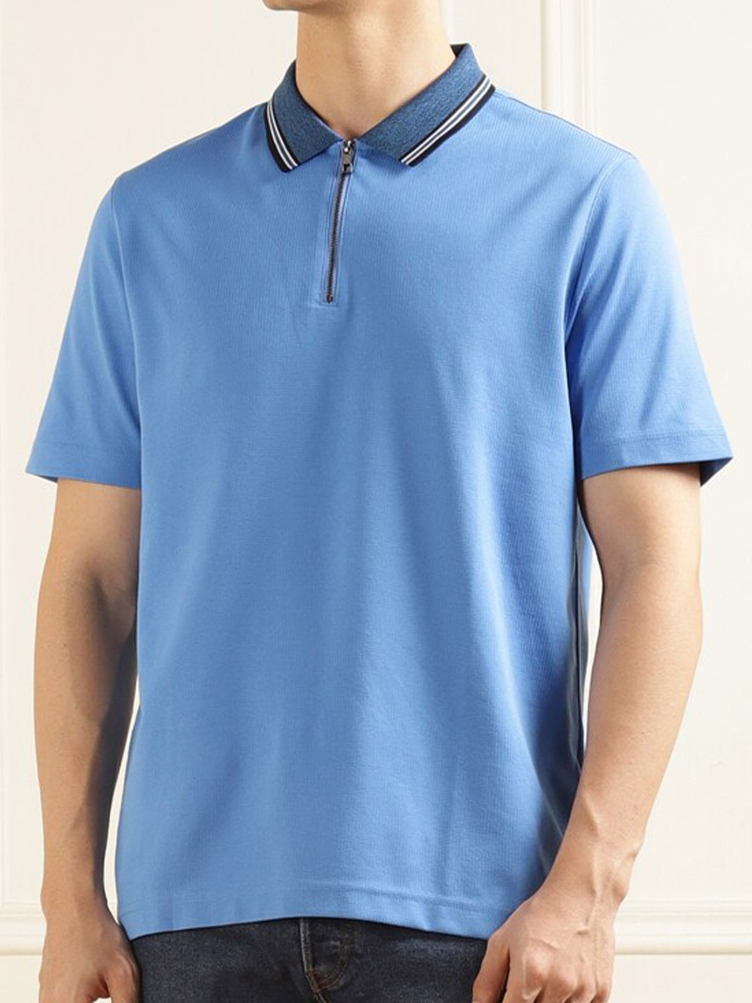 

Ted Baker Polo Collar Short Sleeves T-shirt, Blue