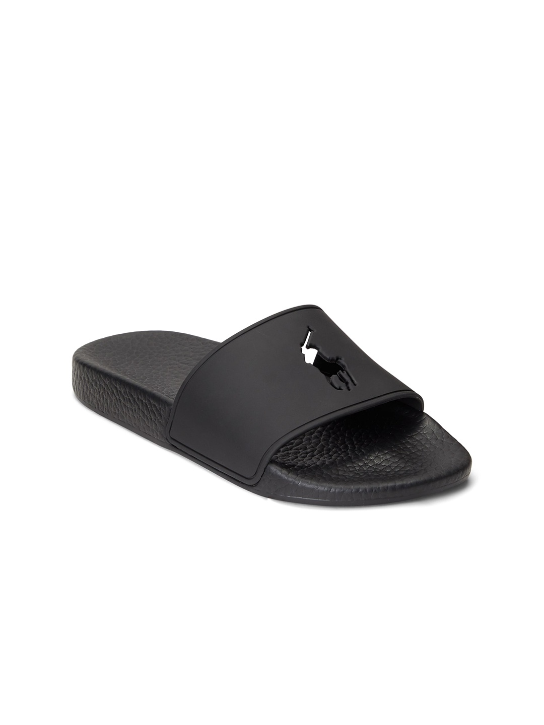 

Polo Ralph Lauren Women Logo Cut-Out Sliders, Black