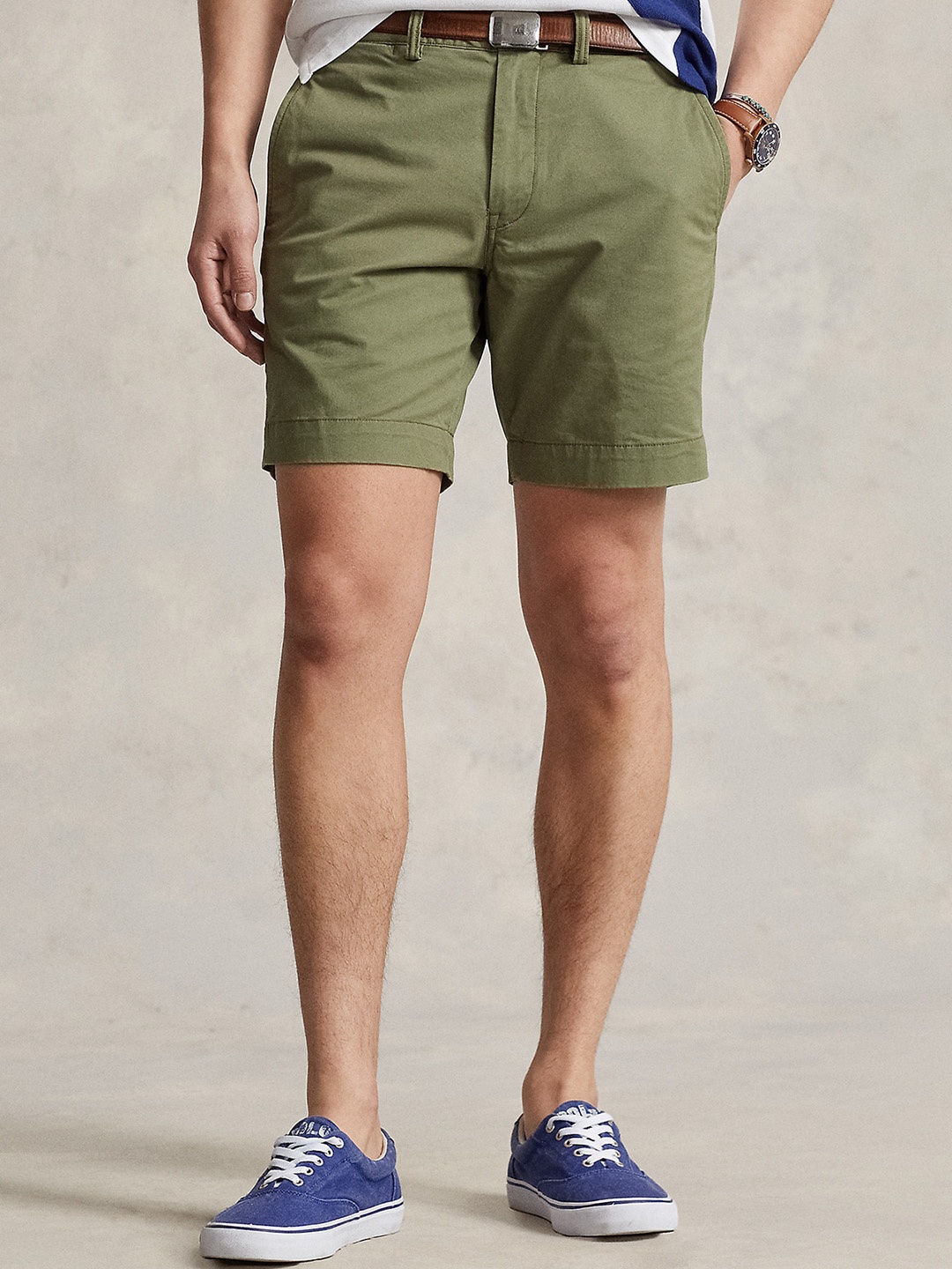 

Polo Ralph Lauren Men Mid Rise Chino Shorts, Green