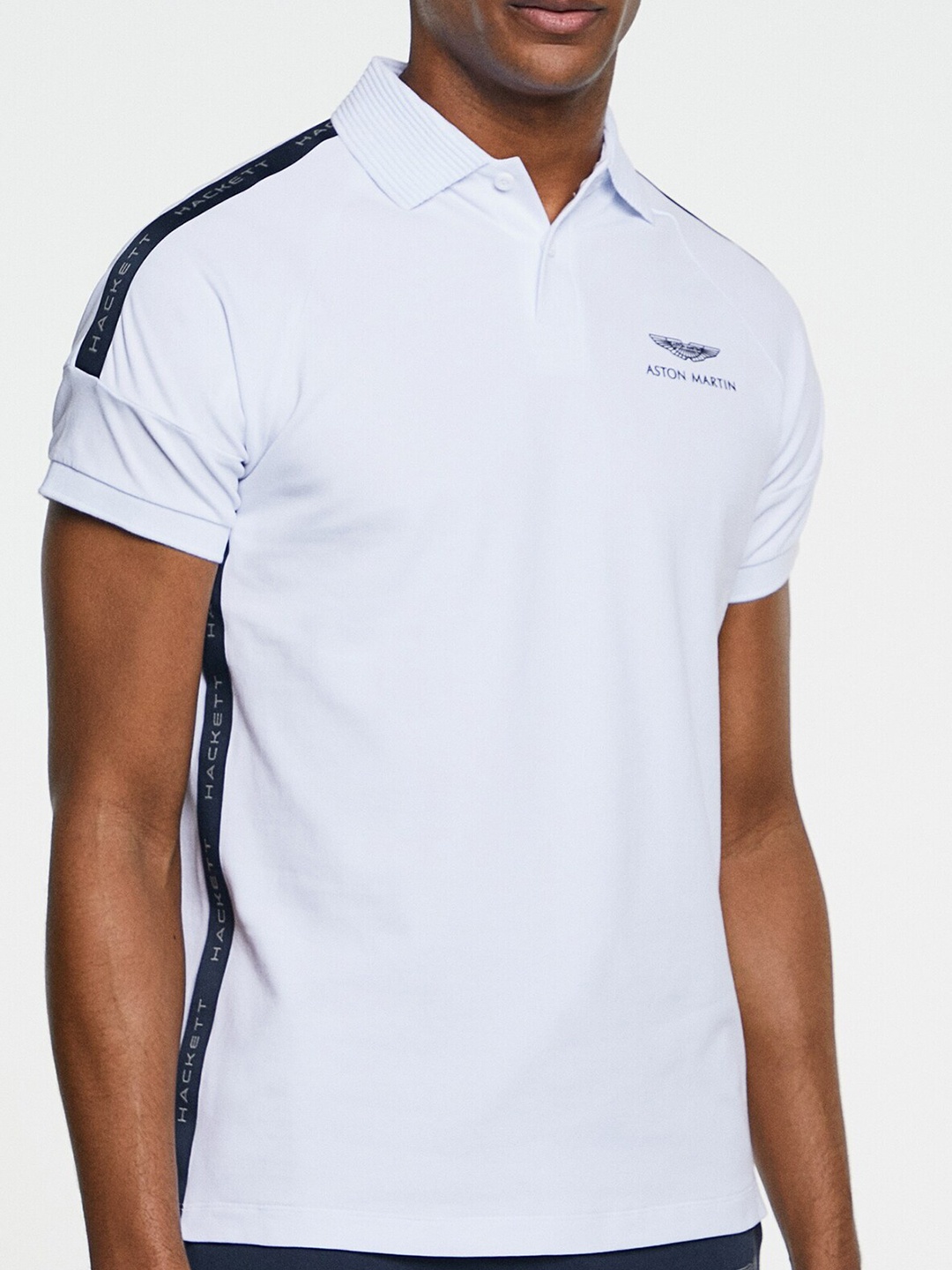 

HACKETT LONDON Extended Sleeves Polo T-shirt, White