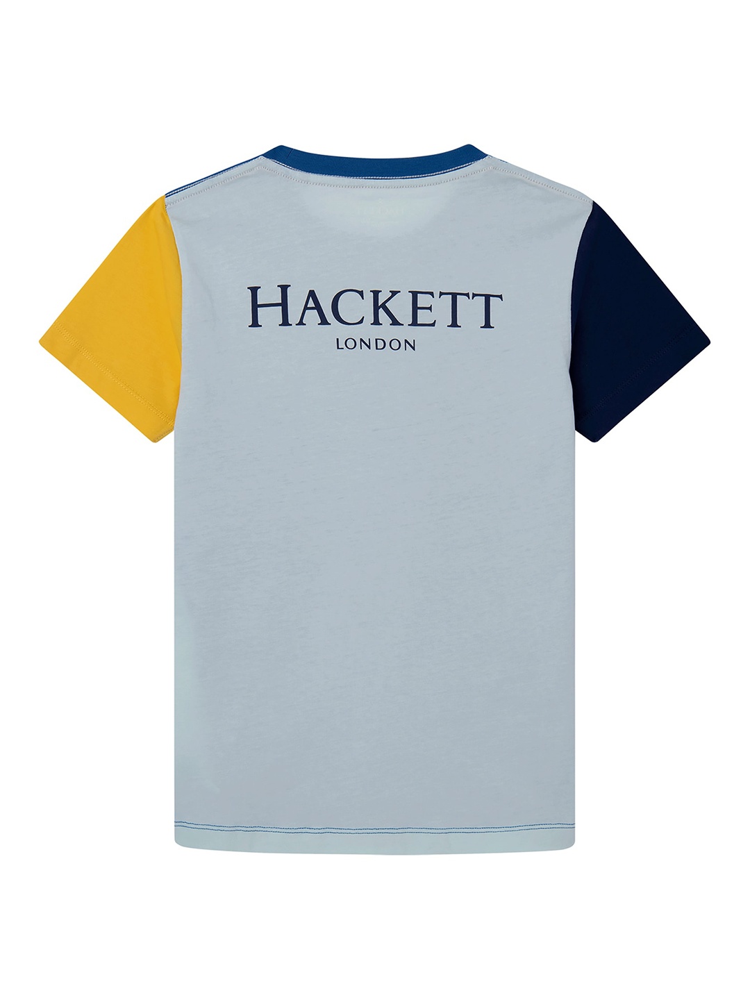 

HACKETT LONDON Boys Typography Printed Pure Cotton T-shirt, Grey