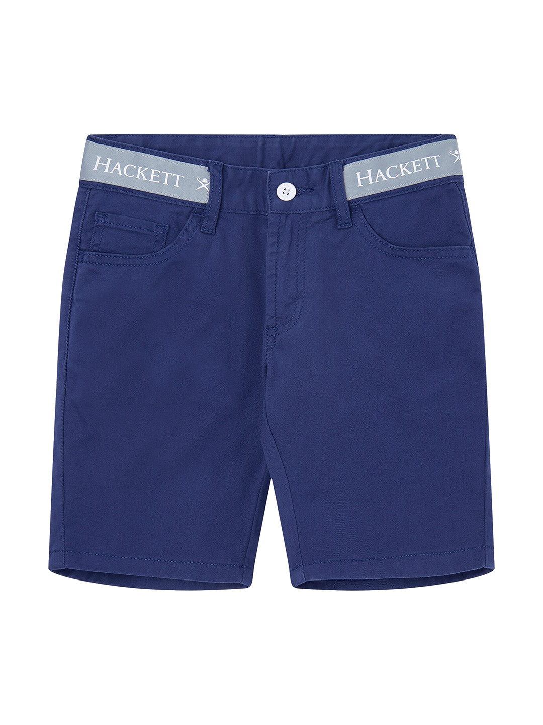 

HACKETT LONDON Boys Slim Fit Mid-Rise Chino Shorts, Blue