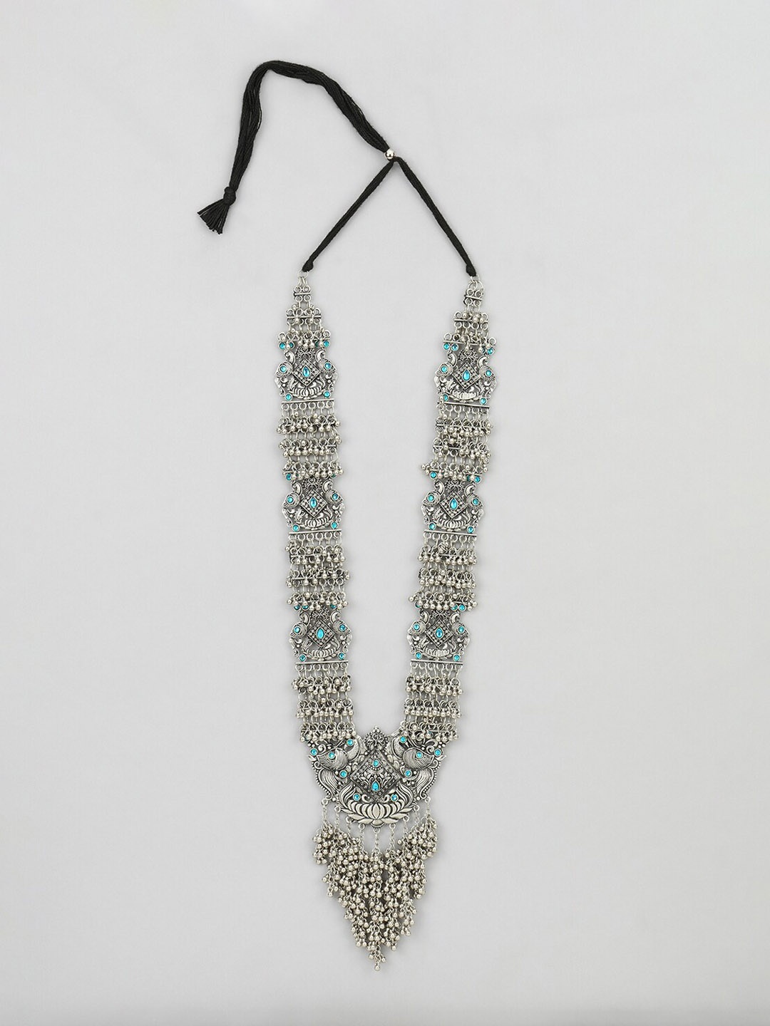 

Samridhi DC Silver-Plated Oxidised Necklace