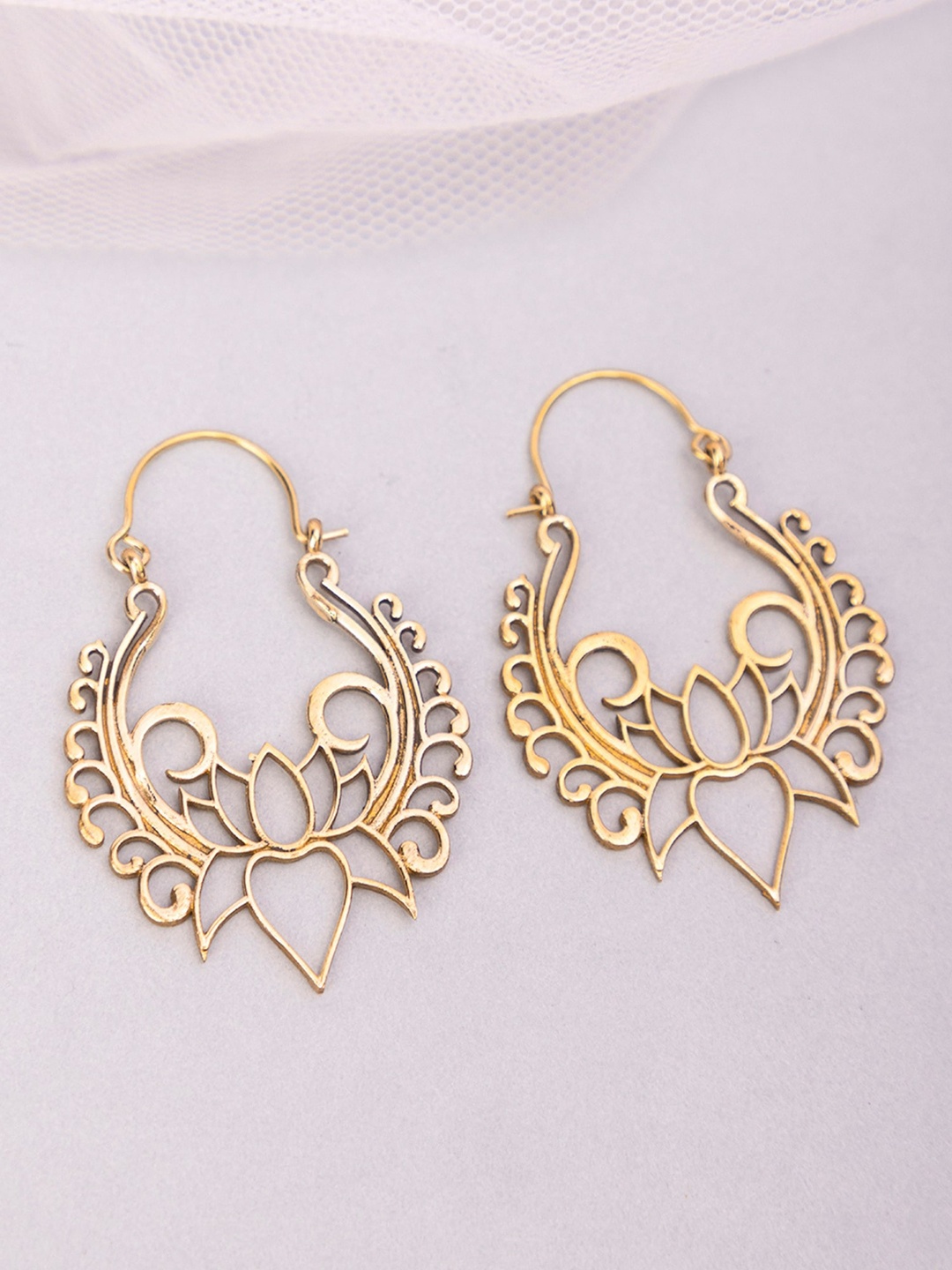 

Studio One Love Contemporary Hoop Earrings, Gold