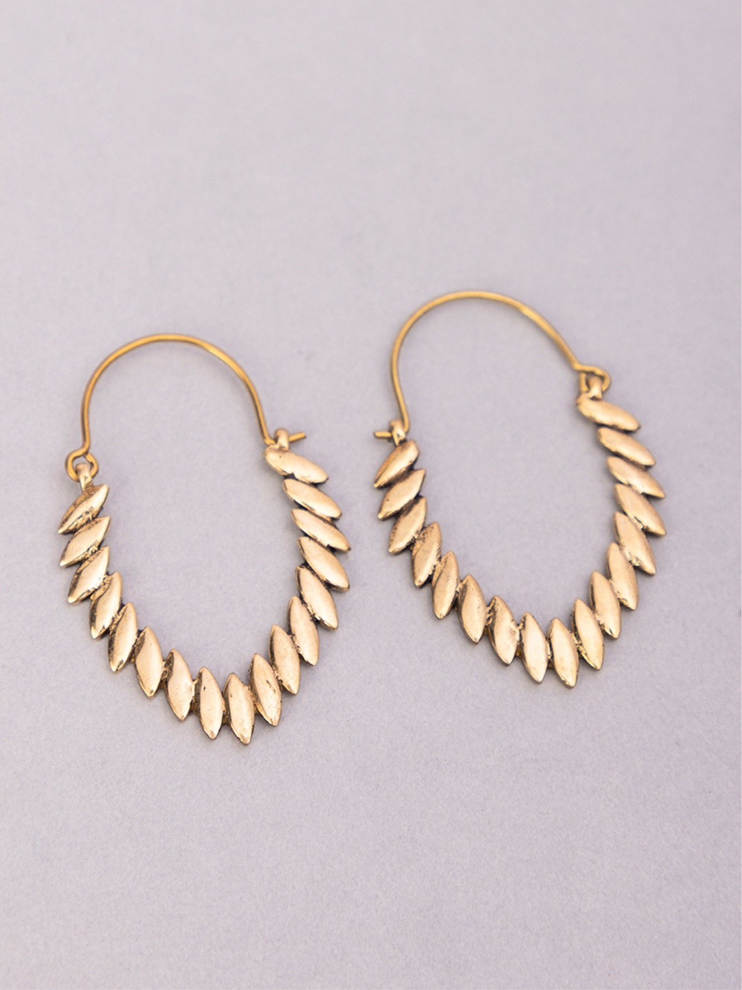 

Studio One Love Contemporary Hoop Earrings, Gold