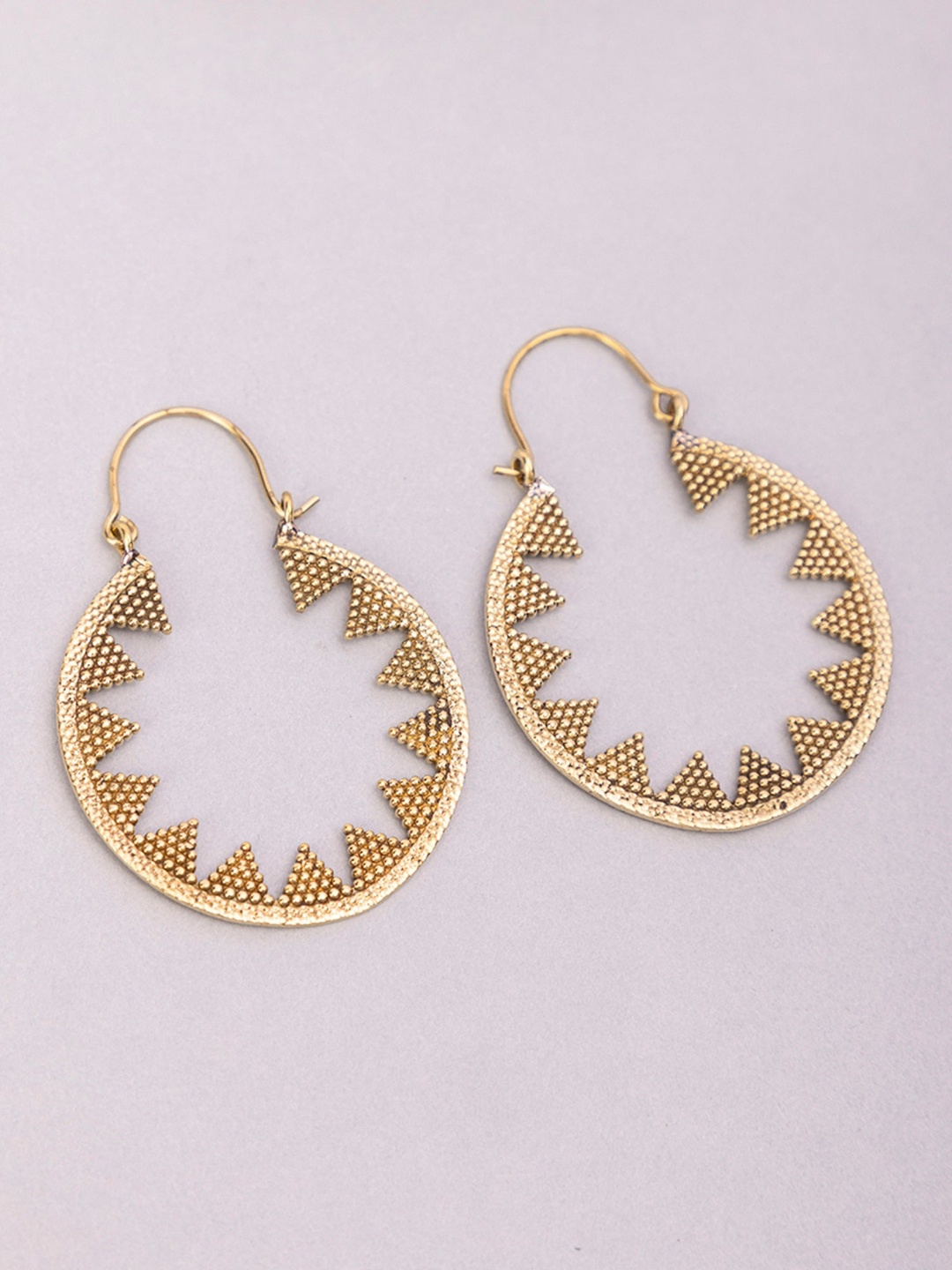 

Studio One Love Contemporary Hoop Earrings, Gold