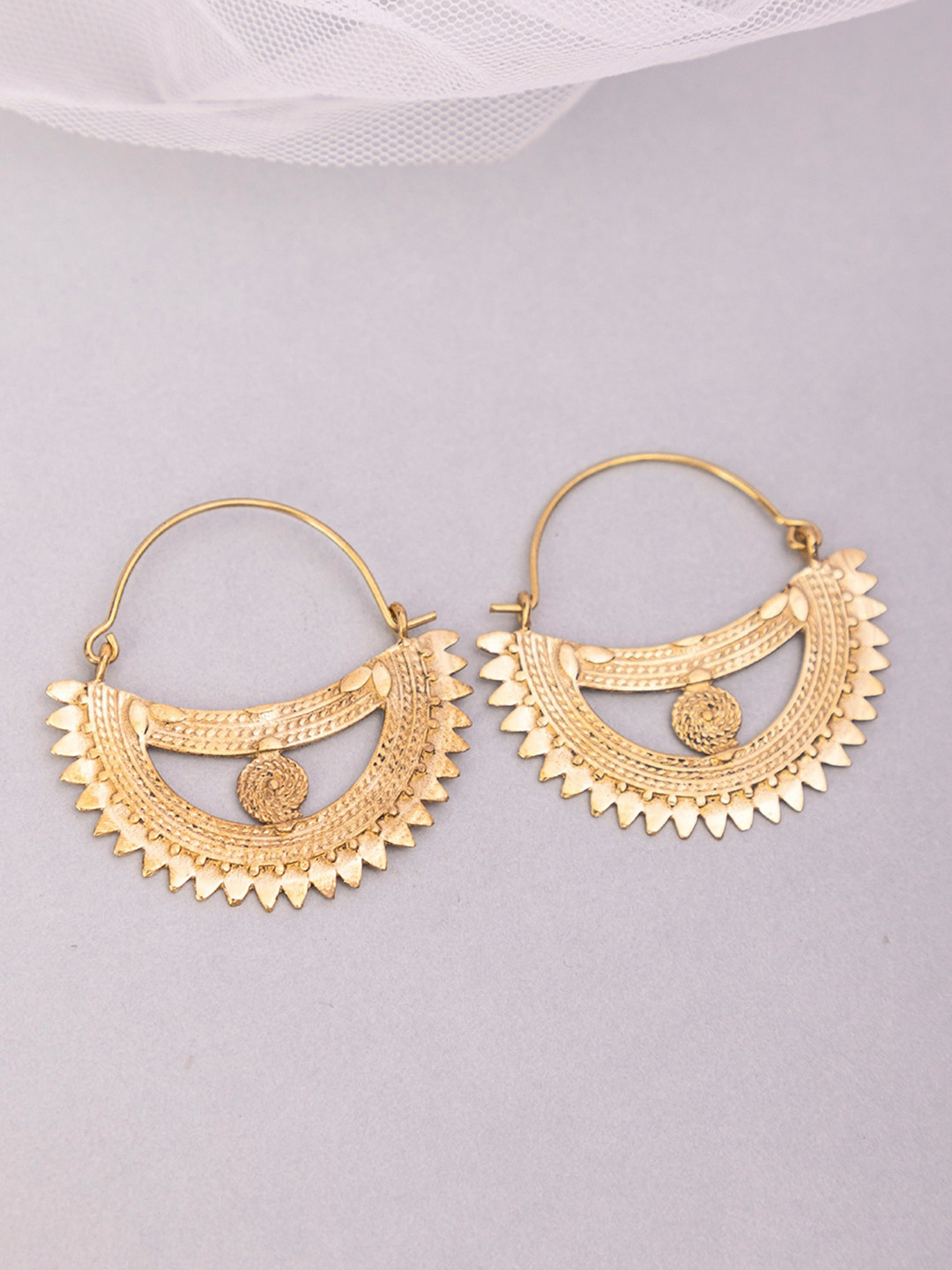 

Studio One Love Contemporary Hoop Earrings, Gold