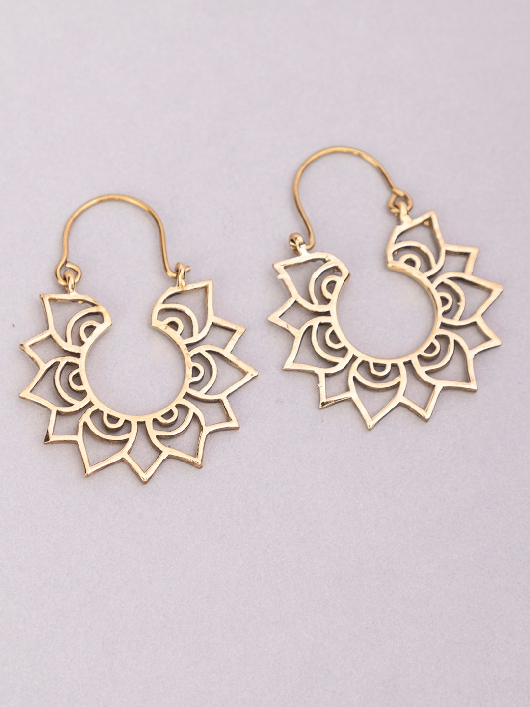 

Studio One Love Contemporary Hoop Earrings, Gold