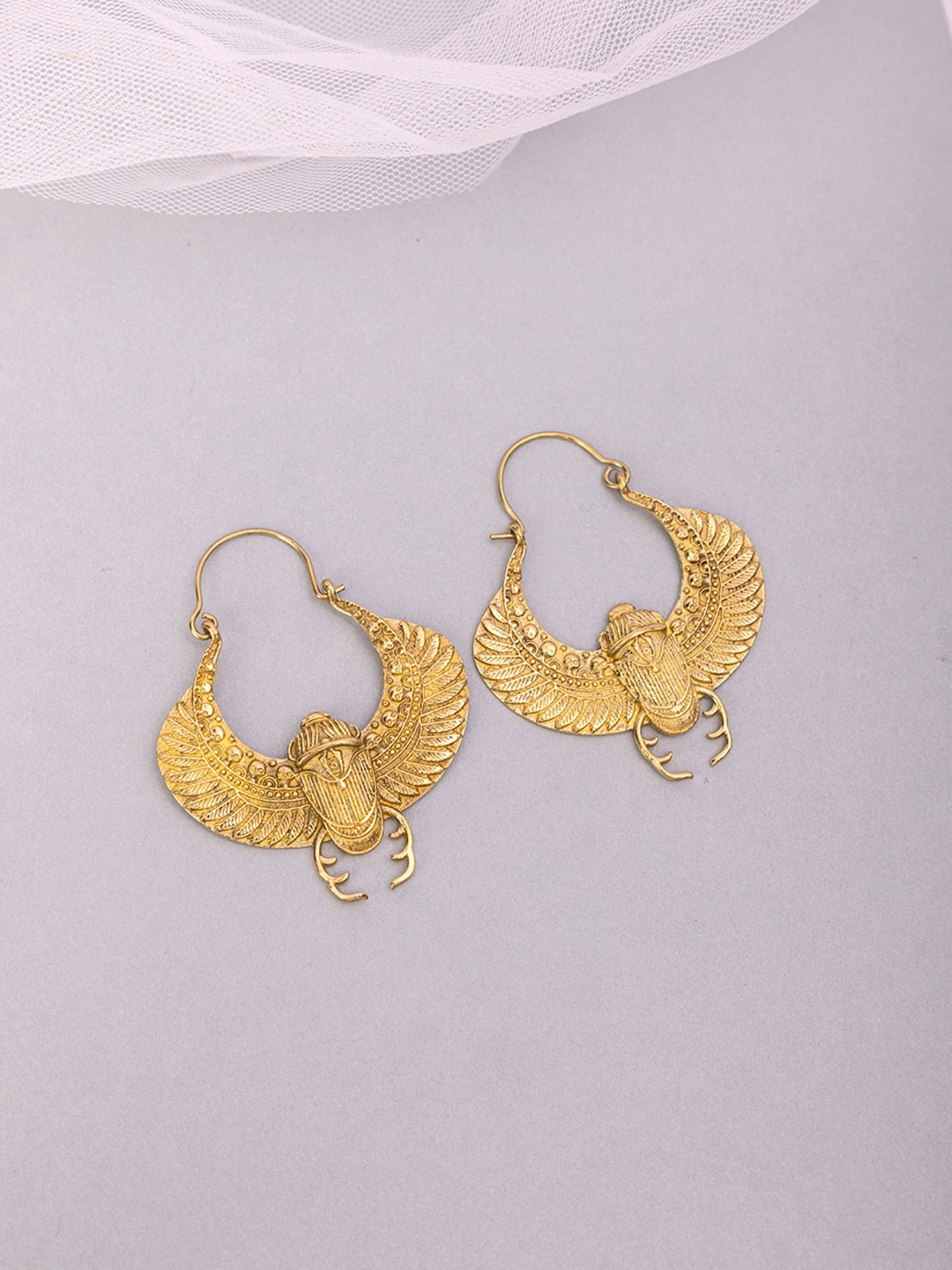 

Studio One Love Contemporary Hoop Earrings, Gold