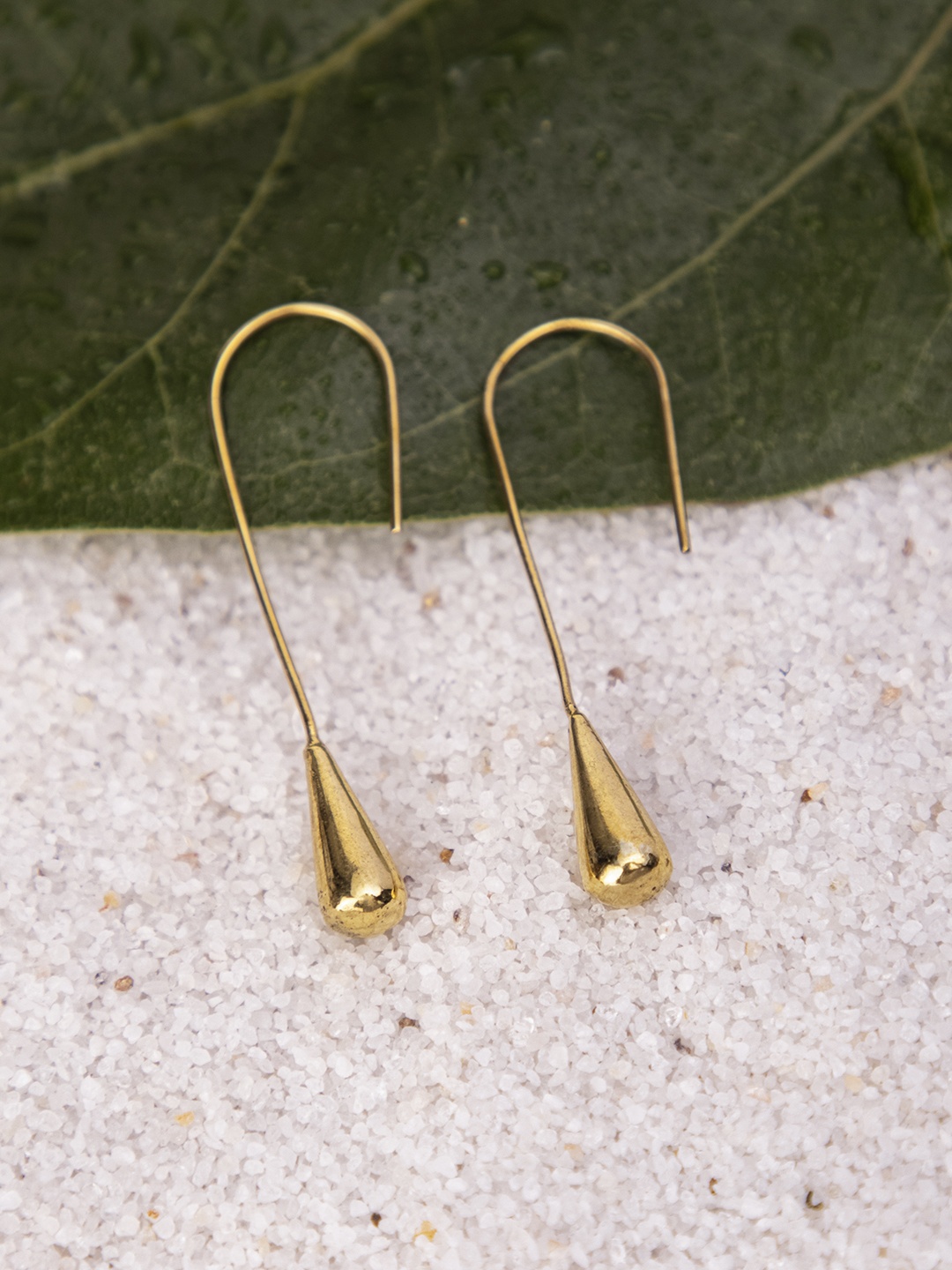 

Studio One Love Contemporary Drop Earrings, Gold